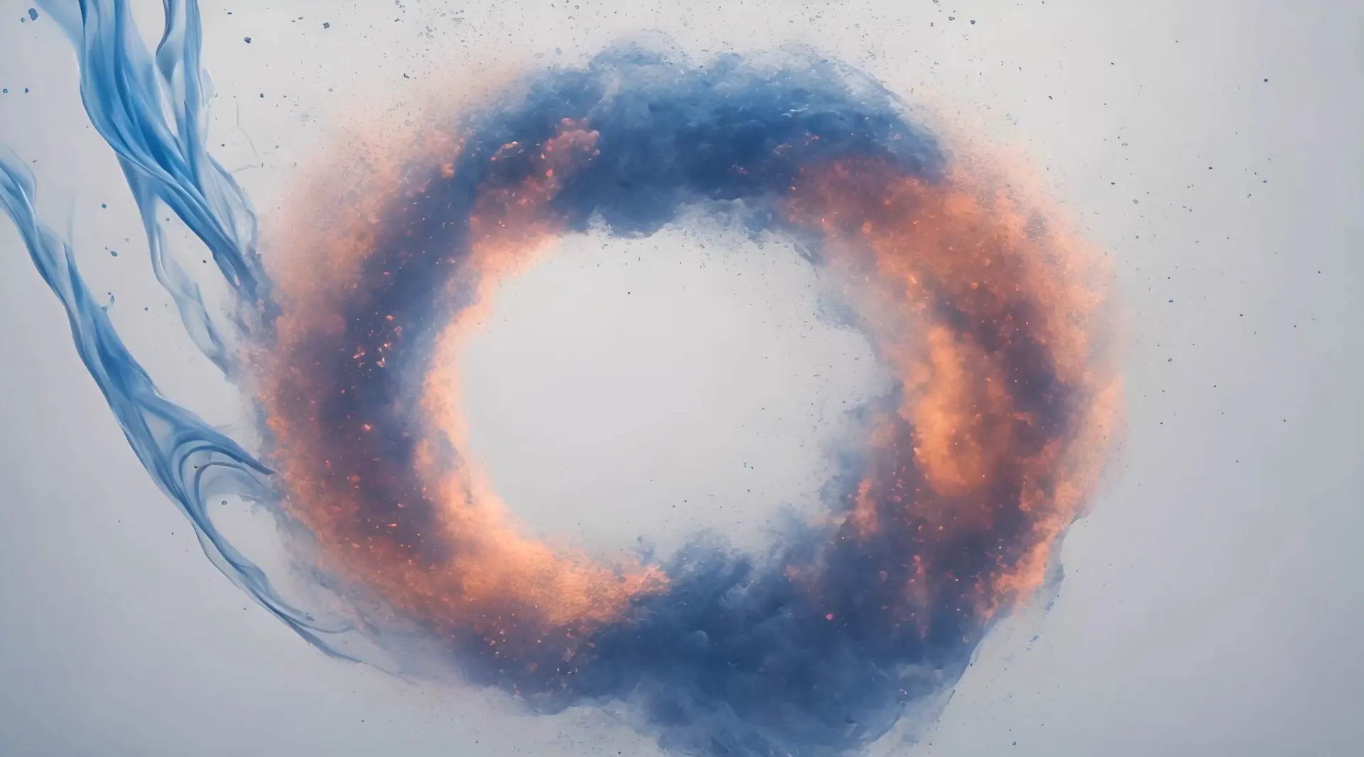 Vivid Swirls of Contrast Fluid Stock Motion Video